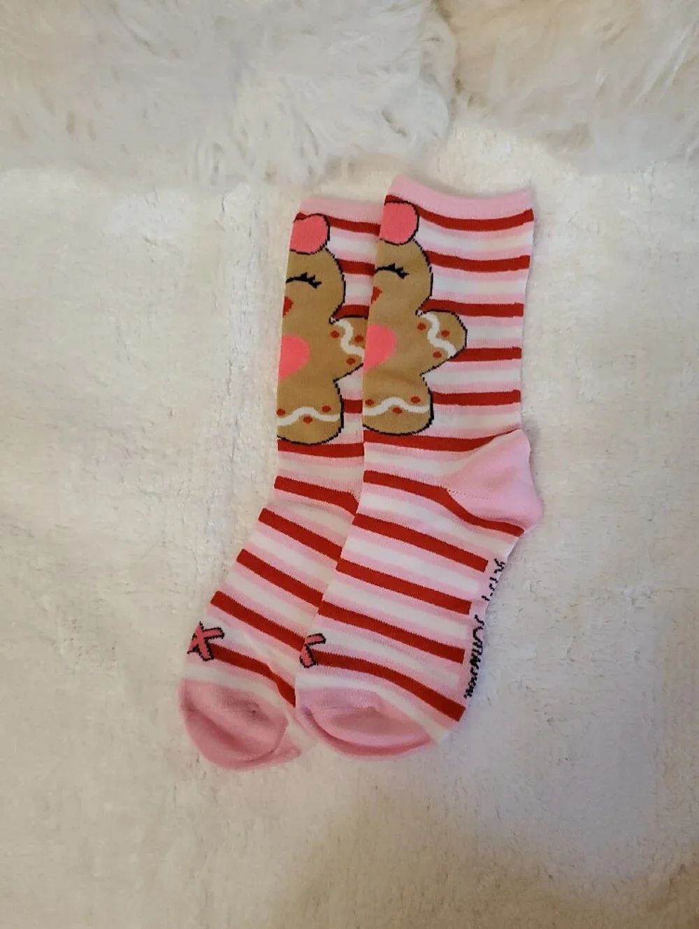 Betsey Johnson Candy Christmas Pattern Socks -